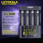 Battery Charger LiitoKala Lii-600 LCD and Capacity Tester 4 Slots