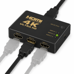 HDMI Switch 4K 3 Inputs 1 Output with Remote Control