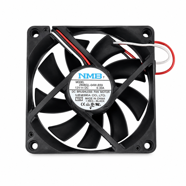 Dc Fan - NMB	2806GL-04W-B59 70×70×15mm 12V 0.30A ( USED LIKE NEW )