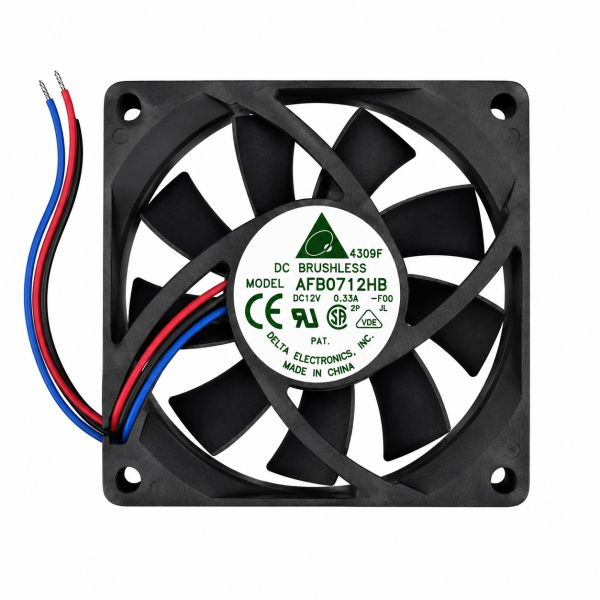 Dc Fan - Delta	AFB0712HB 70×70×15mm 12V 0.33A ( USED LIKE NEW )