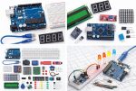 Comprehensive Starter Kit with Microcontroller Board, Sensors & Breadboard – Compatible with Arduino IDE | مجموعة إلكترونيات متكاملة مع لوحة تحكم دقيقة وحساسات وبريدبورد متوافقة مع Arduino IDE - Image 2