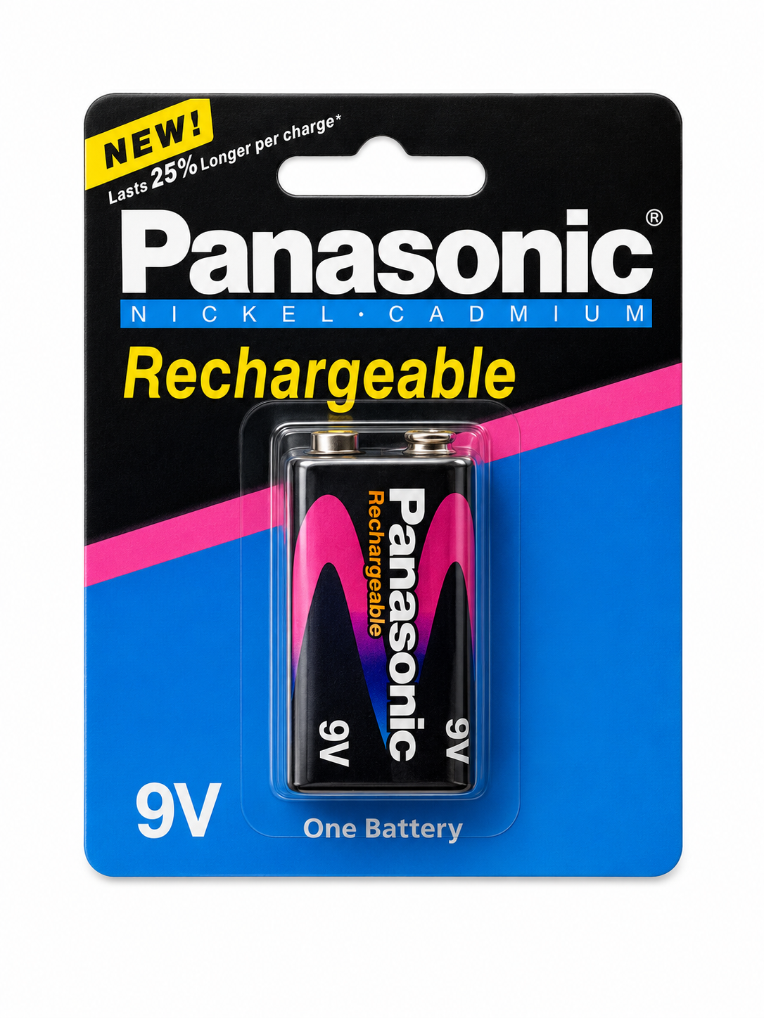 Panasonic 9V Rechargeable Battery - Nick