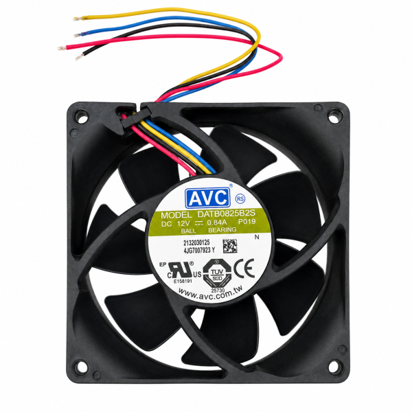 Dc Fan - AVC DATB0825B2S 80×80×25mm 12V 0.84A ( USED LIKE NEW )
