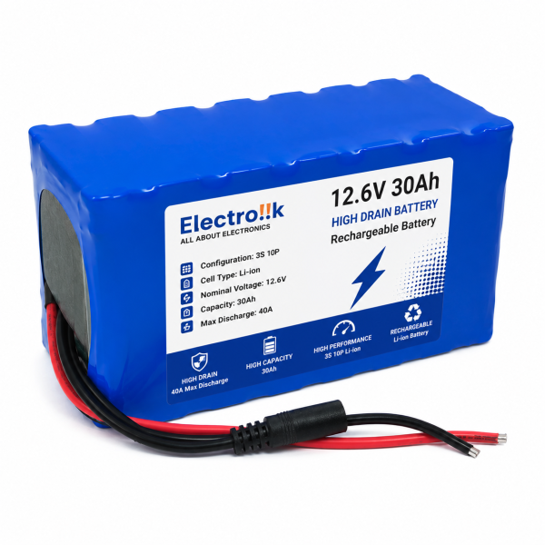 12.6V 30Ah battery, electrolik
