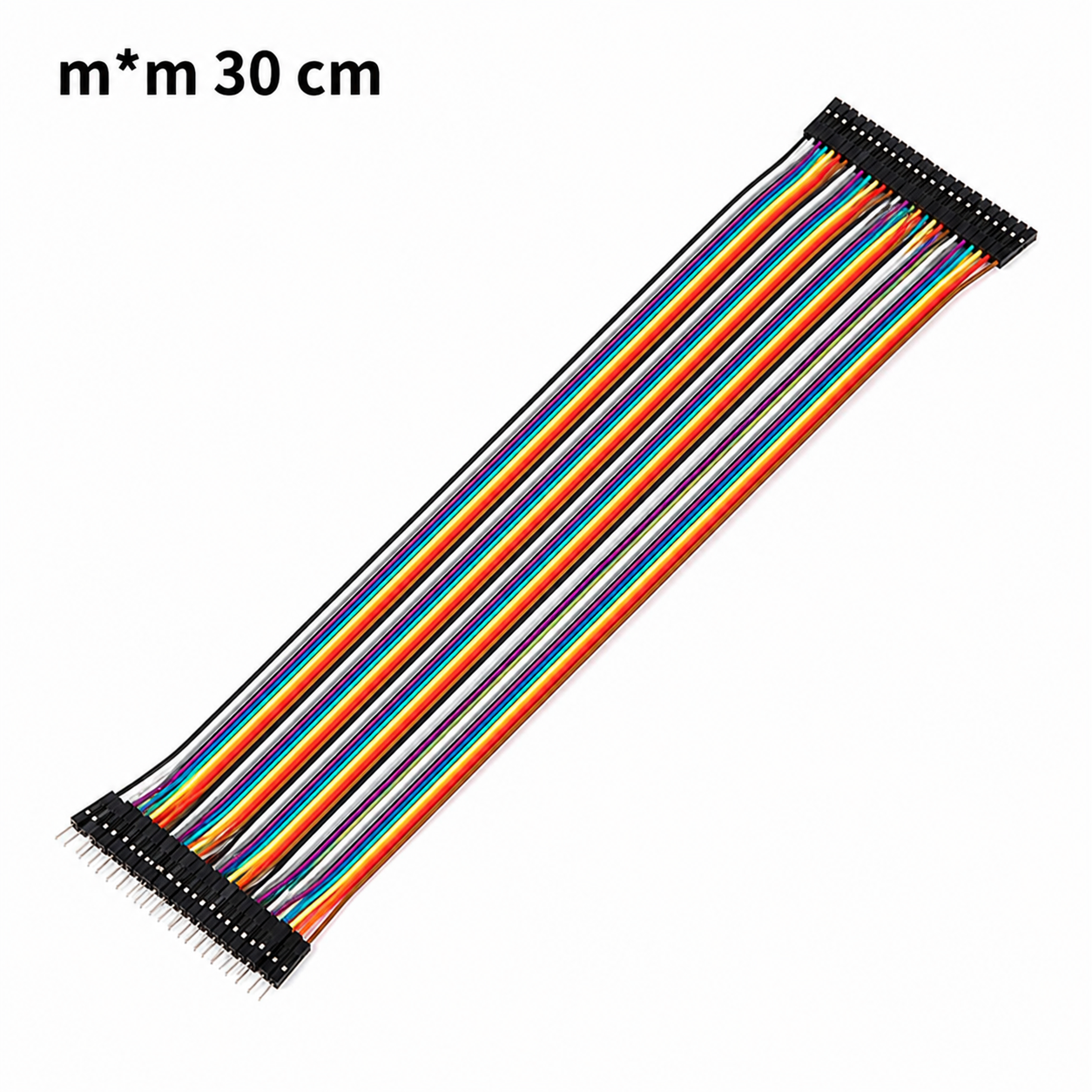 defa8fba-e6d4-4a90-bcd6-5e94ea85ab2e Jumper wires male * male 30 cm ( 40 pcs ) - Image 1