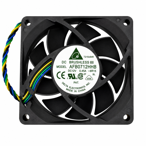 Dc Fan - Delta	AFB0712HHB 70×70×15mm 12V 0.45A ( USED LIKE NEW )