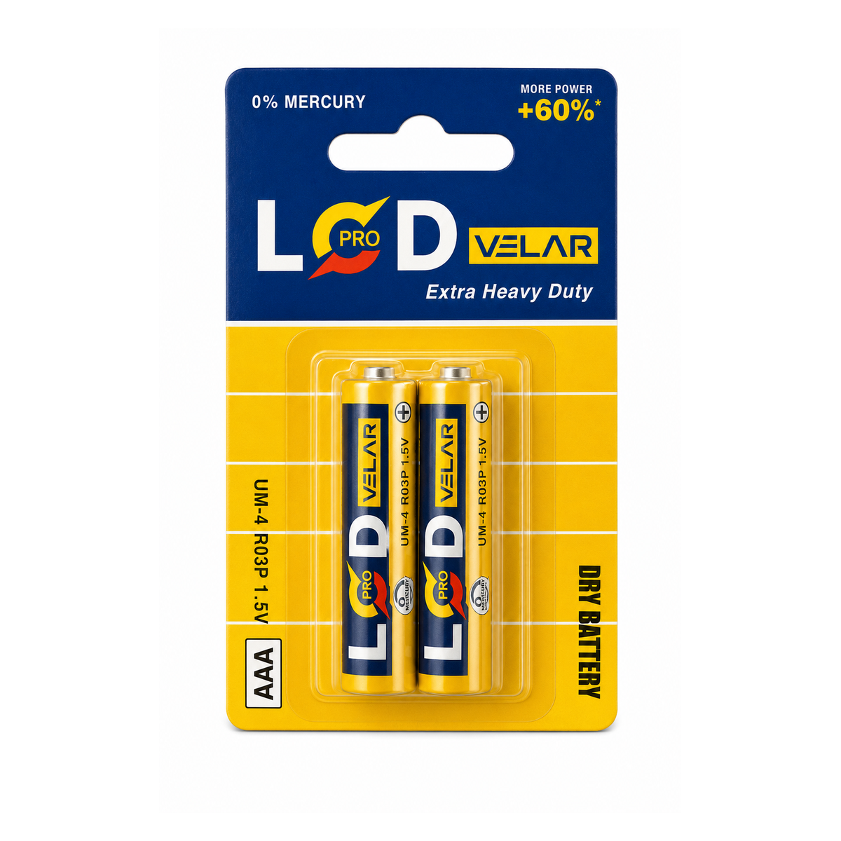 LORD PRO VELAR AAA Batteries (2-Pack) -
