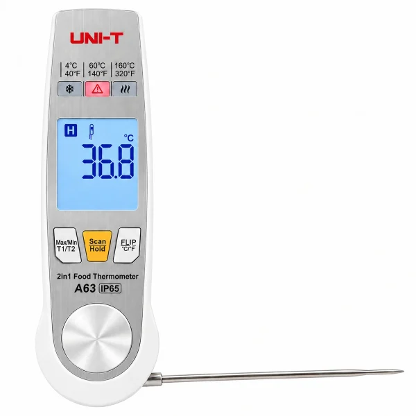 UNI-T A63 2 in 1 Food Thermometer