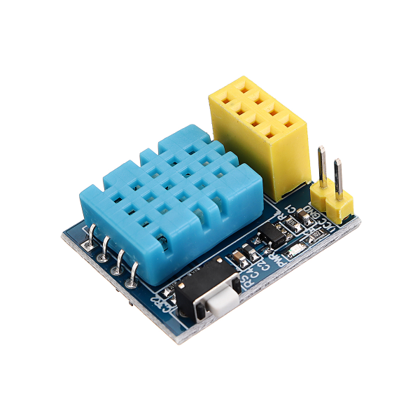 DHT11 Temperature & Humidity Sensor With WiFi ESP-01/ESP-01S Pin Adapter, electrolik