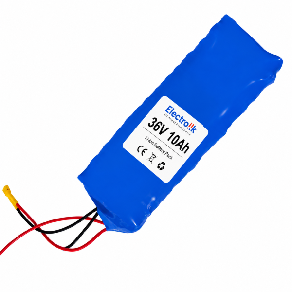 36V 10Ah Lithium-Ion Battery (10S 3P) high drain for E-Bikes & Scooters