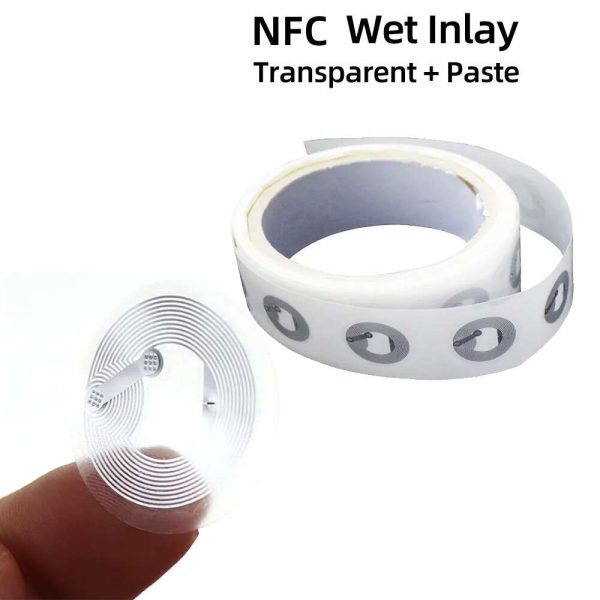 NTAG213 Round Inlay NFC Sticker 13.56 MHz 25mm (5 Pcs), Electrolik