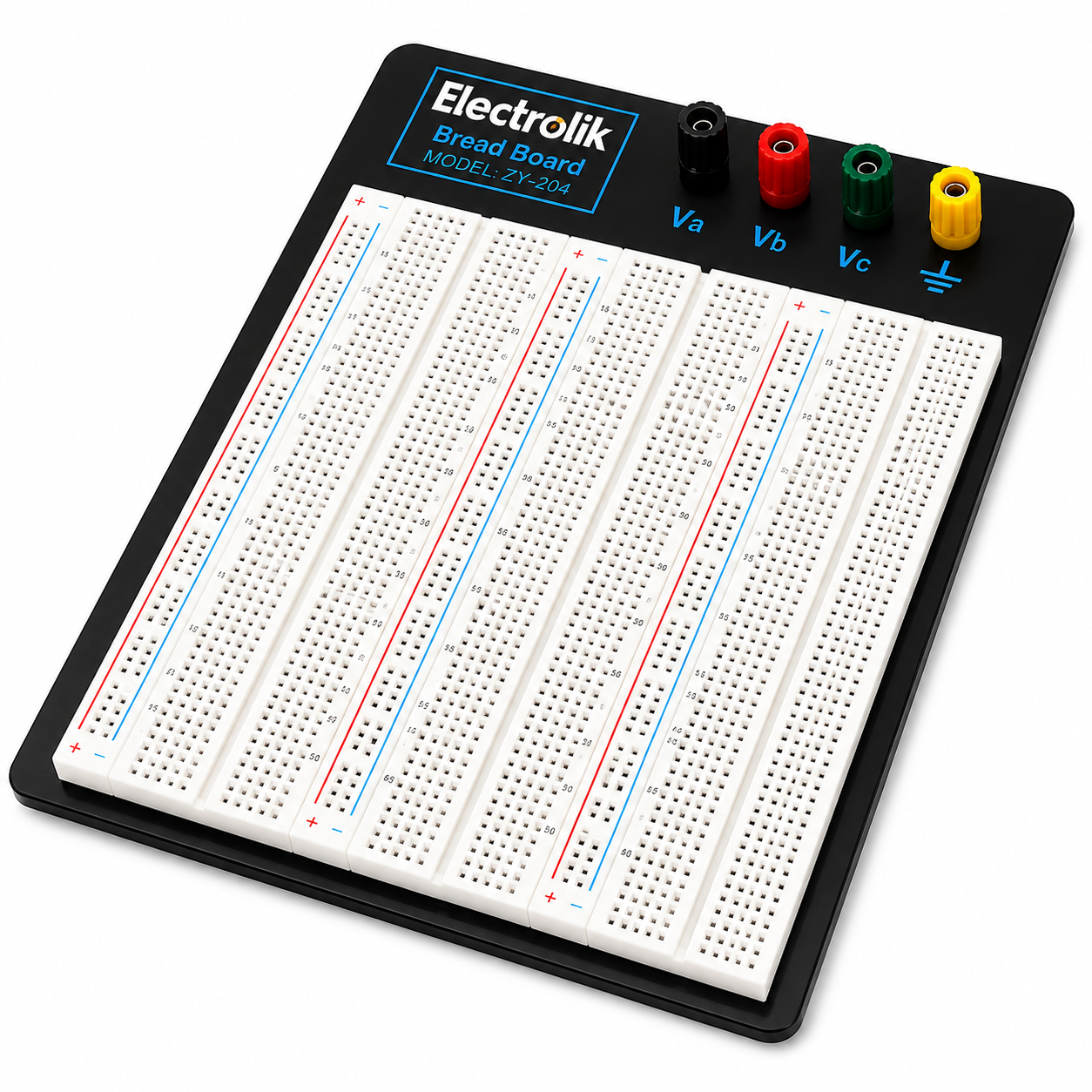 37c1c482-6b5c-4bd1-935a-0b0760e96457 Breadboard Solderless 3220 Tie-points ZY-208 ( Made By Electrolik )
