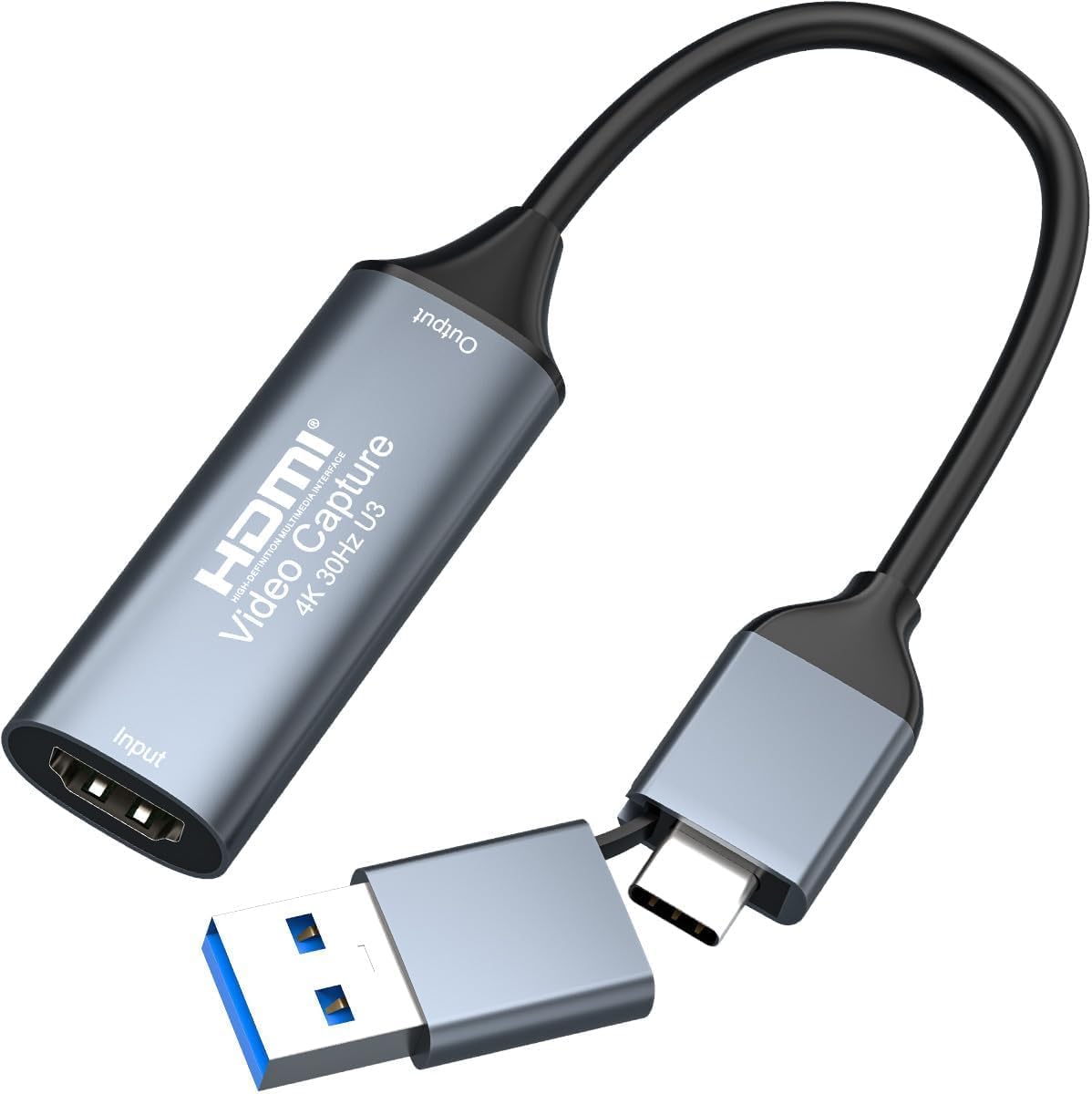 4K HDMI to USB C Video Capture Card