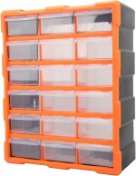 Drawer Type Parts Box 18 Drawers Transpa