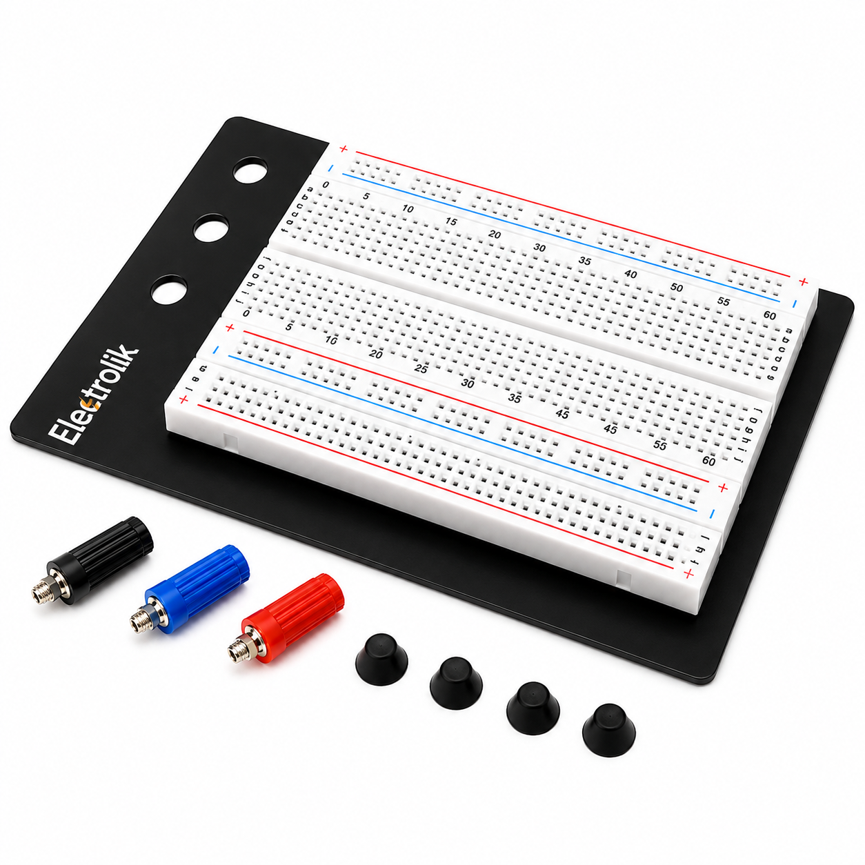 63fc2eb5-2b9c-4f4c-9693-d4f19aa4fe9b Breadboard Solderless 1660 Tie-points ZY-204 ( Made by Electrolik )