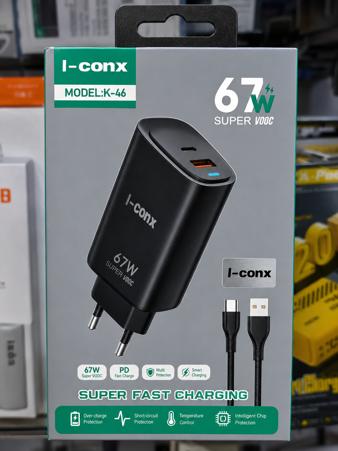 K-46 67W battery charger