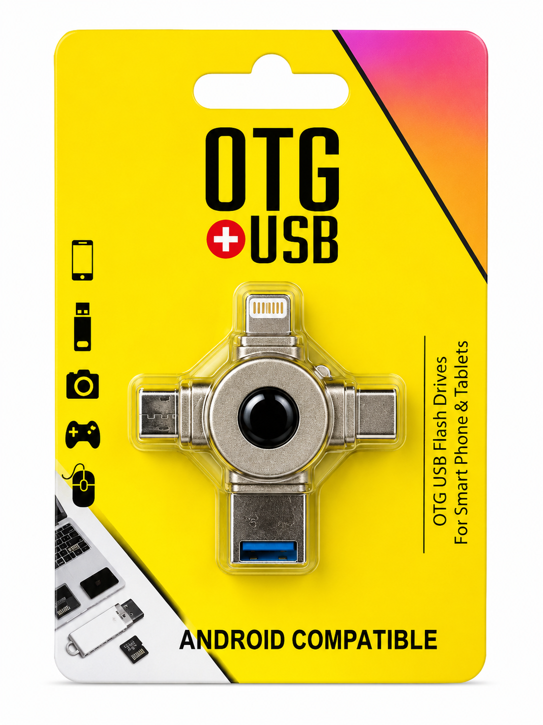4-in-1 OTG USB electrical