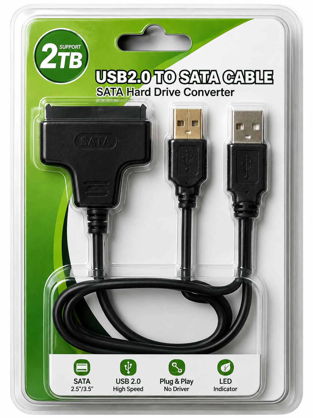 USB 2.0 SATA power