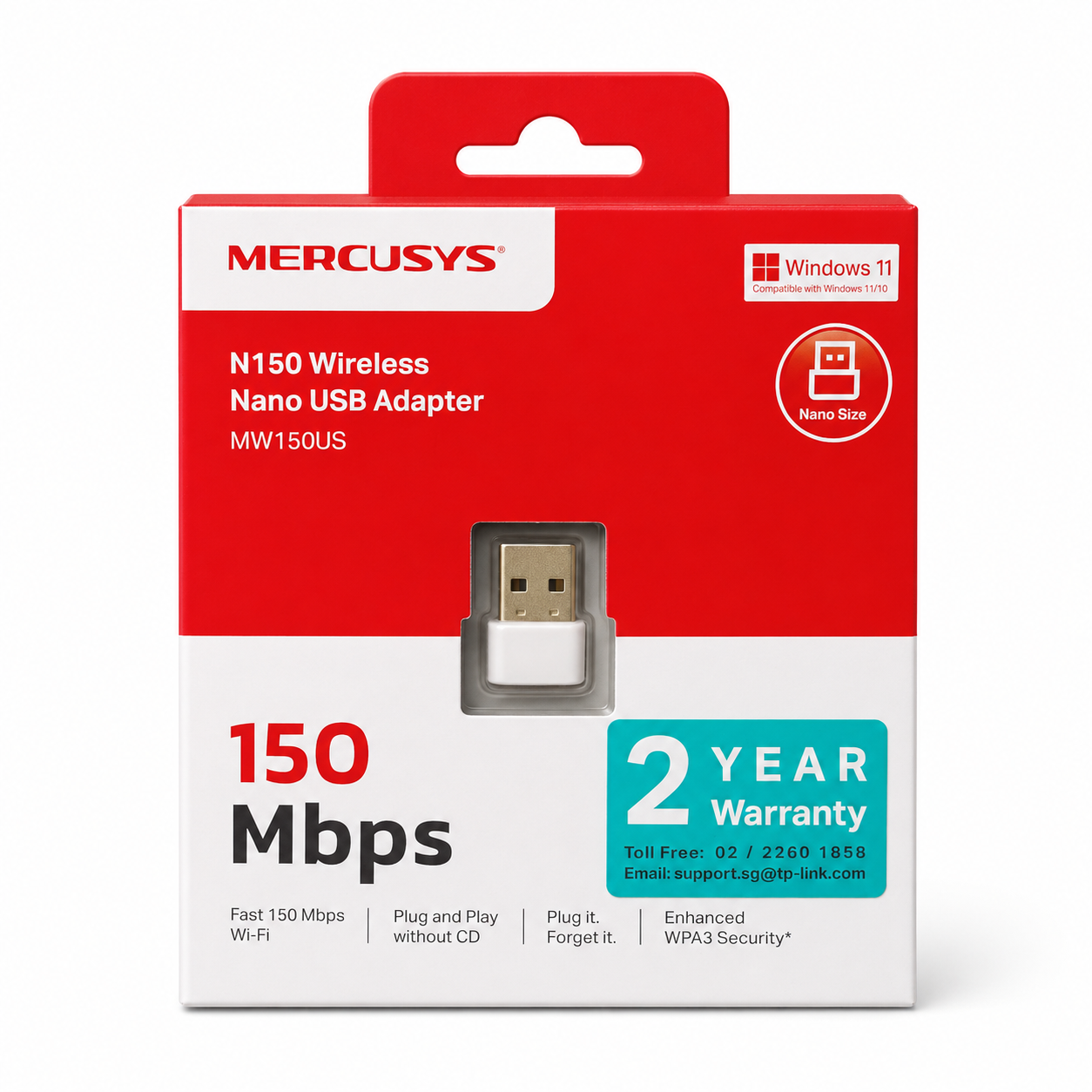 MERCUSYS MW150US N150 power