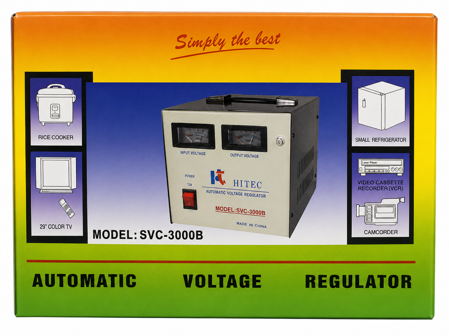 HITEC SVC-3000B AVR voltage