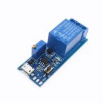 Relay Module with Trigger Delay Timer 5-30V with Micro USB, electrolik