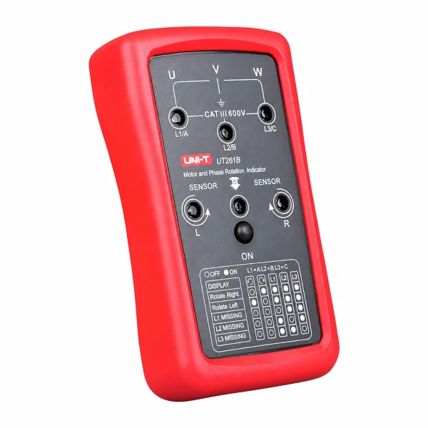 UNI-T UT261B Phase Sequence and Motor Rotation Indicators