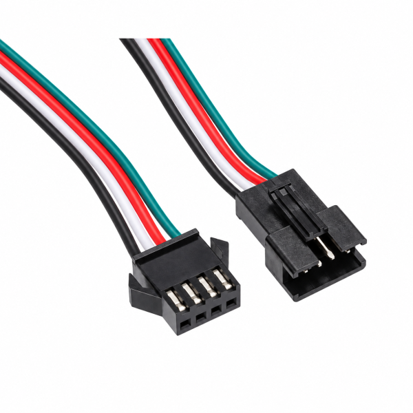 JST SM 4 Pin Connector - Pair JST SM Connector Wire Cable Male & Female 4 Pin
