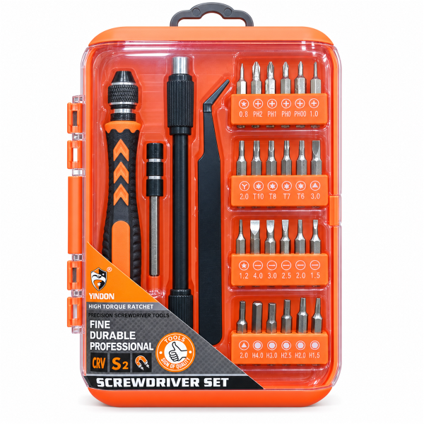 YINDON Precision Ratchet Screwdriver Bit Set