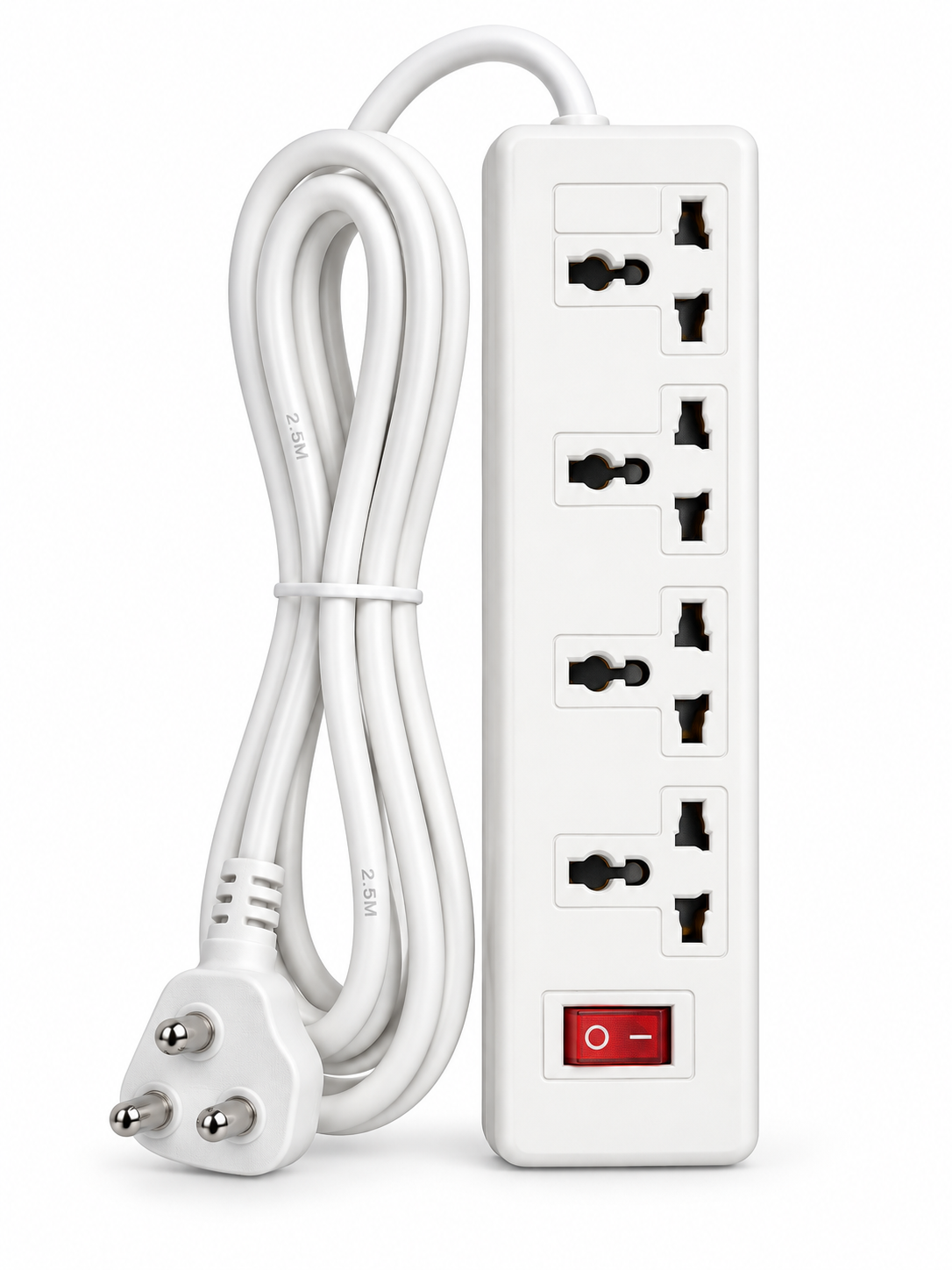 Lumira 4 Way Extension Socket, 2.5m Lumira 4 Way Extension Socket, 2.5m - Image 1