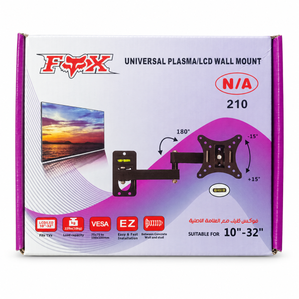 FOX N/A 210 Universal LCD/Plasma Wall Mount 10–32 Inch
