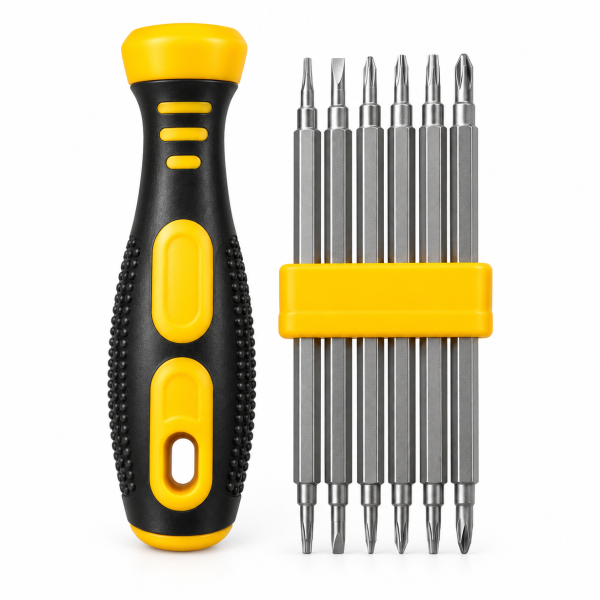 Precision Screwdriver Bit Set with Handle