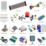 Basic Electronics Starter Kit for Arduino, ESP32, ESP8266, Raspberry Pi – Sensor and Component Kit for Beginners and DIY Projects