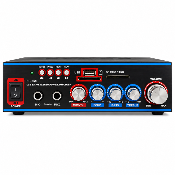 GM FL-258 Stereo Amplifier 2x35W