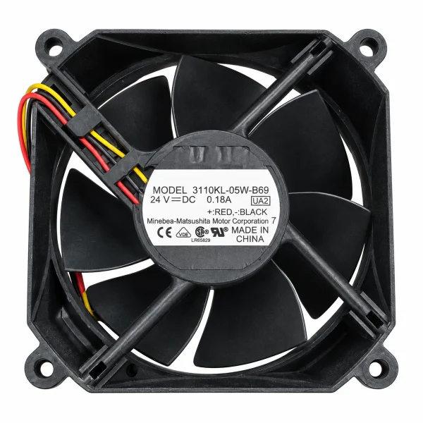 Dc Fan – NMB-MAT 3110KL-05W-B69 DC Fan 24V 0.18A 80x80x25mm ( USED LIKE NEW )