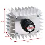 LED Dimmer 220VAc 5000W SCR Voltage Regulator Motor Speed Controller Dimming Thermostat - Image 2