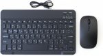 Ultra-Slim Bluetooth Keyboard Mouse combo for iPad, Android, PC & Laptop ( Black )