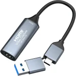 4K HDMI to USB-C Capture Card