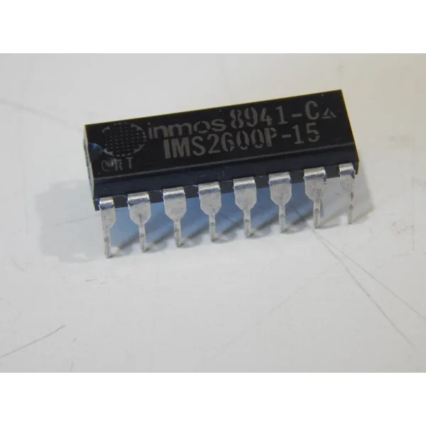 IMS2600P-15 Dynamic RAM Page Mode 64K x 1 16 Pin DIP IC - FAST