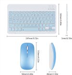 Ultra-Slim Bluetooth Keyboard Mouse combo for iPad, Android, PC & Laptop ( Blue ) - Image 2
