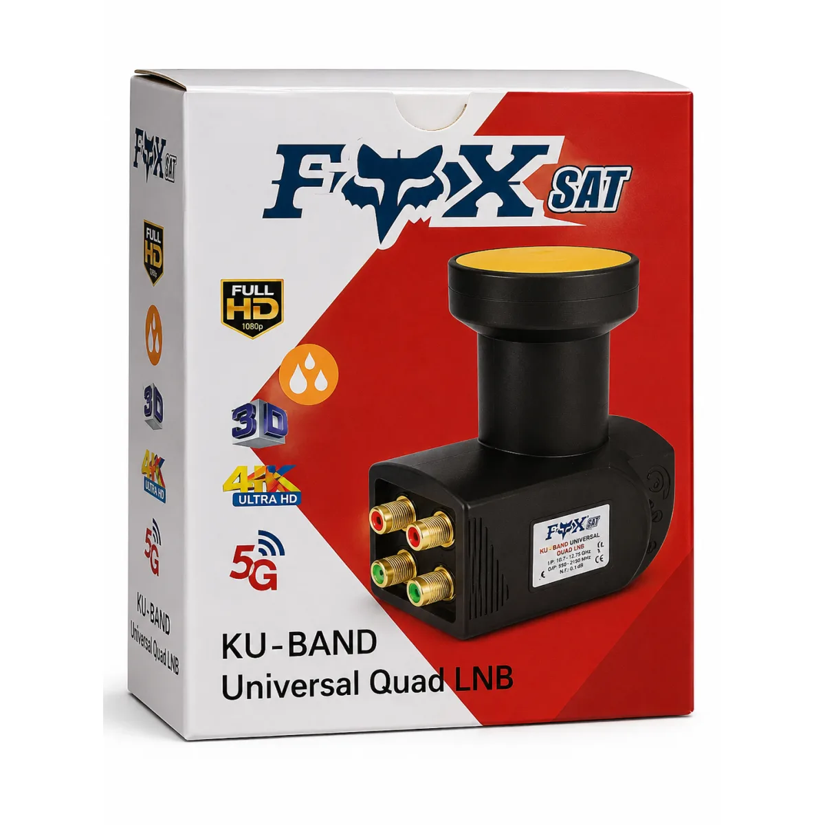 FOX SAT Quad Ku-Band LNB