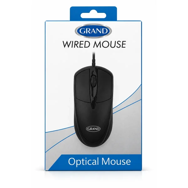 GRAND USB Wired Optical Mouse