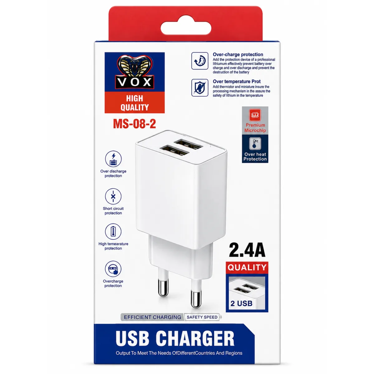 VOX MS-08-2 Dual USB Charger