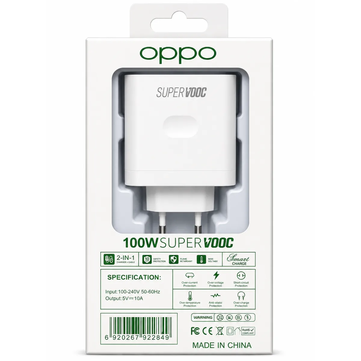 OPPO SuperVOOC 100W Charger