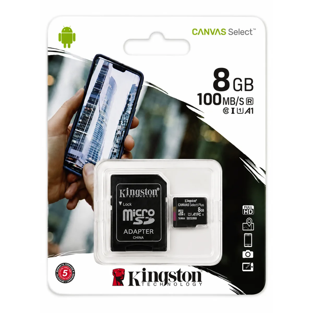 Kingston Canvas Select Plus 8GB