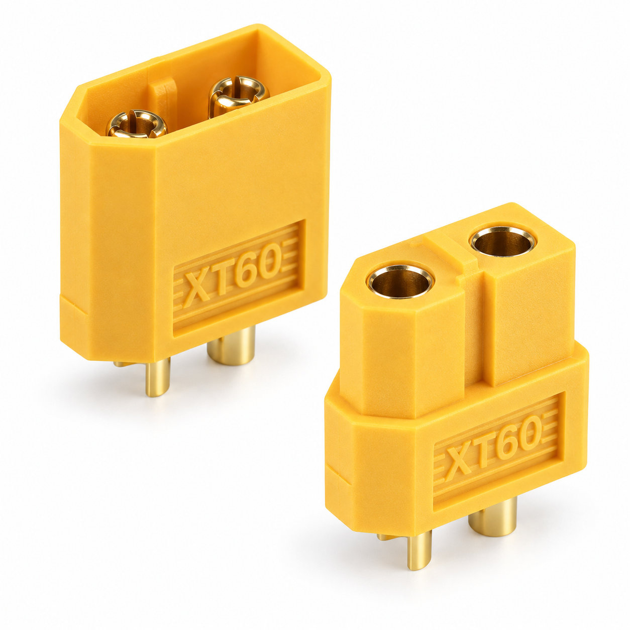 XT60 2-Pin Power Connector Pair XT60 Battery Connectors Male Female Set 2Pin High Power For Battery - Image 1