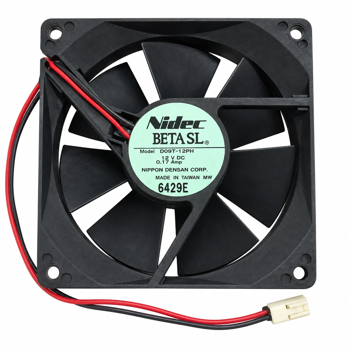 Dc Fan – Nidec D09T-12PH DC Fan 12V 0.17A 90x90x25mm ( USED LIKE NEW ) Dc Fan – Nidec D09T-12PH DC Fan 12V 0.17A 90x90x25mm ( USED LIKE NEW )