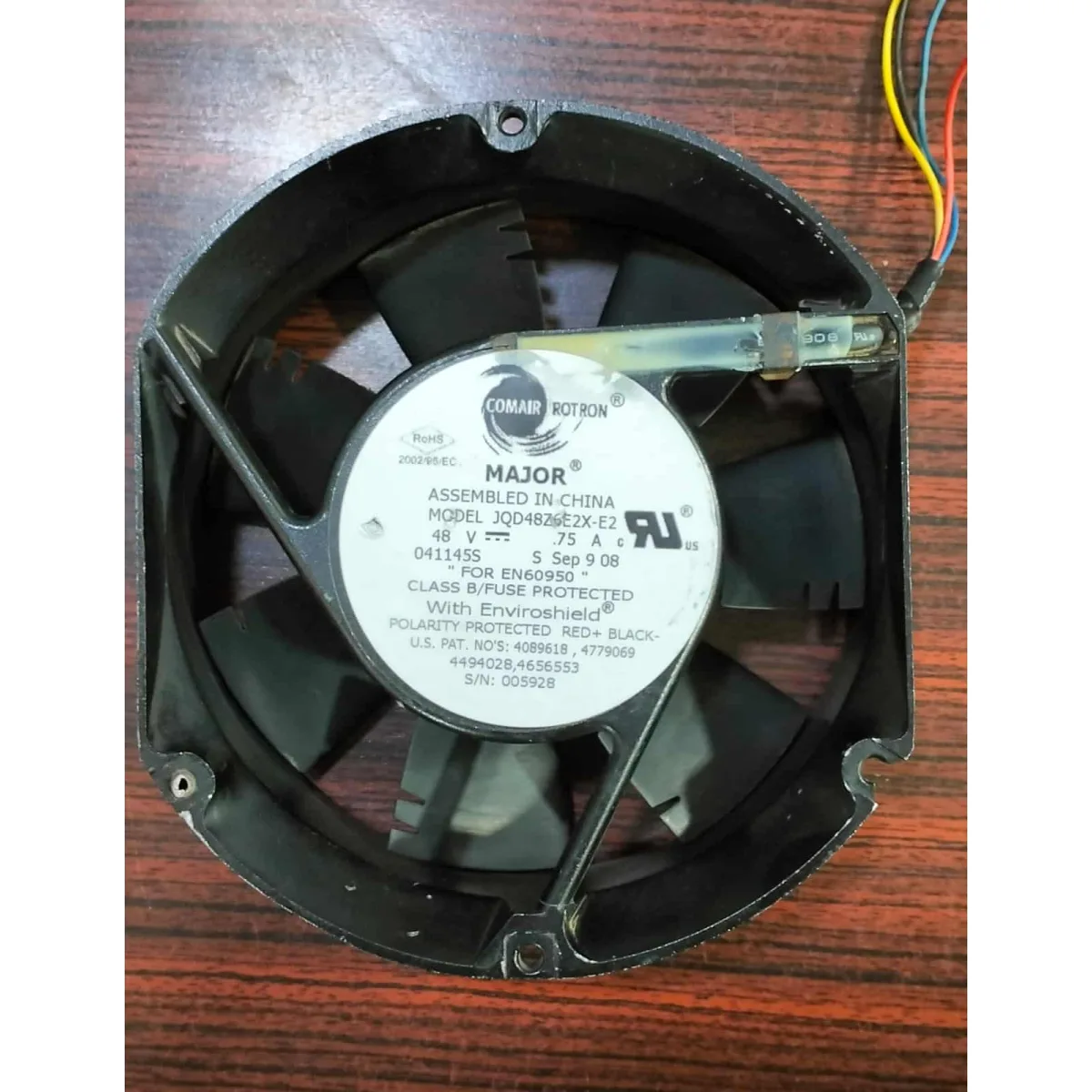 FAN 17*15 CM 48V 0.75A ( IMPORT ) catalog square image FAN 17*15 CM 48V 0.75A ( IMPORT ) - Image 1