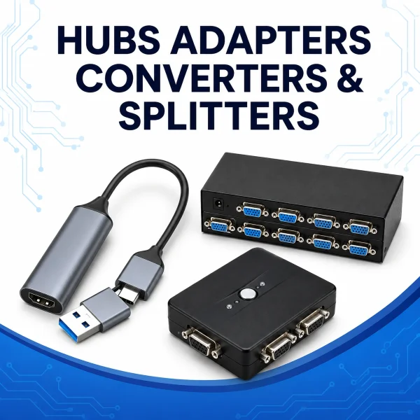 Hubs Adapters Converters & Splitters