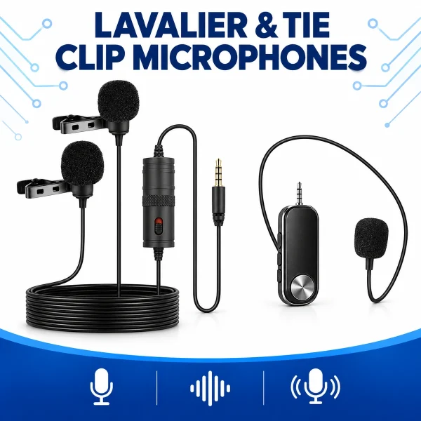 Lavalier & Tie Clip Microphones