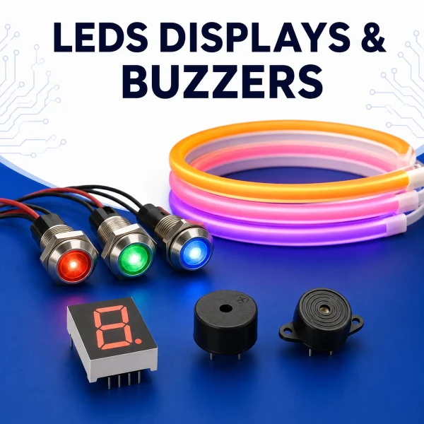 LEDs Displays and Buzzers